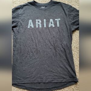 Grey unisex Ariat rebar L/G tshirt